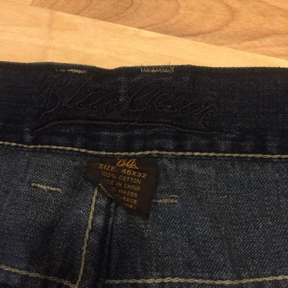 SOLD :-) Blue Geare Denim Jeans Big & Tall Mens - Picture 4 of 8